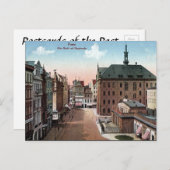 古いはがき – ポズナン、ポーランド ポストカード (正面/裏面)