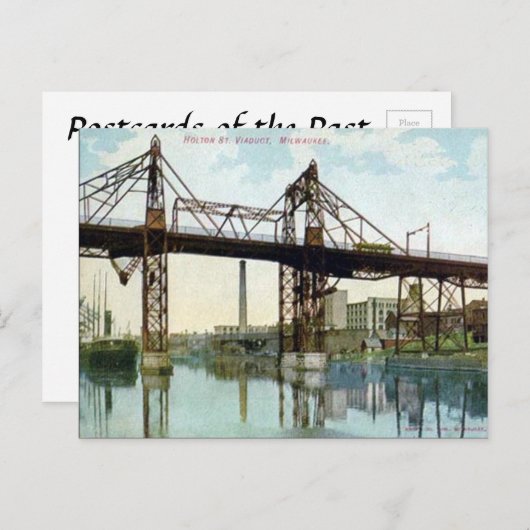 古いはがき – ミルウォーキー、ウィスコンシン ポストカード (正面/裏面)
