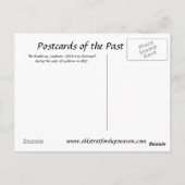 古いはがき – ルクナウ（インド） ポストカード (裏面)