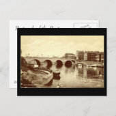 古いはがき – ワーチェスター、新しい橋 ポストカード (正面/裏面)