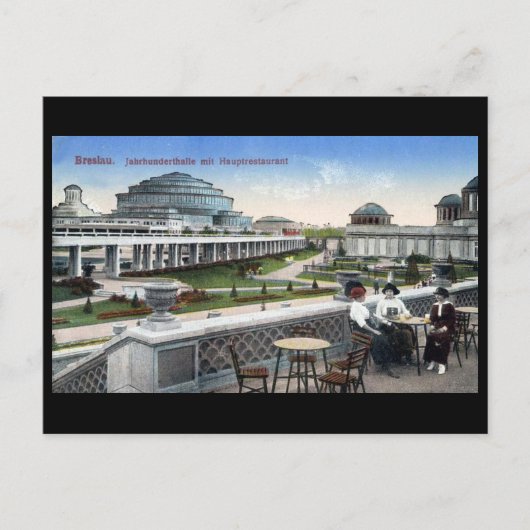 古いはがき – ヴロツロウ(ブレスラウ)、ポーランド ポストカード (正面)