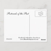 古いはがき – 木材、オックスフォードシャー ポストカード (裏面)