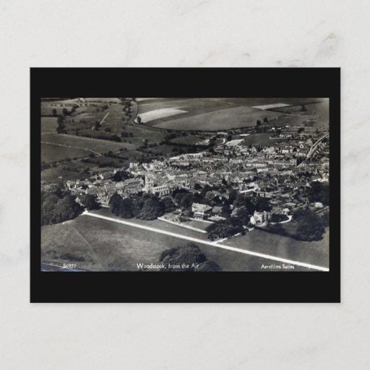 古いはがき – 木材、オックスフォードシャー ポストカード (正面)