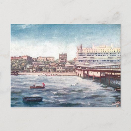 古いはがき – 海の南端 ポストカード (正面)