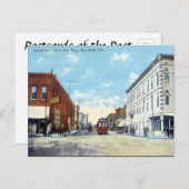 古いはがき – 米国アーカンソー州パインブラフ ポストカード (正面/裏面)