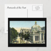 古いはがき – 香港、上海銀行、香港 ポストカード (正面/裏面)