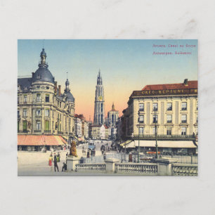 古いはがき – Antwerp/Anvers、ベルギー ポストカード