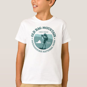 古いぼろきれ山(rd) tシャツ