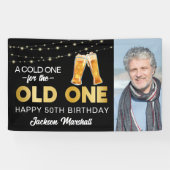 古いものに対して冷たい |フォト誕生日 横断幕 (横)