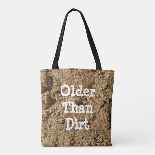 古いよりも汚れ全体のプリントトートバッグ トートバッグ (裏面)