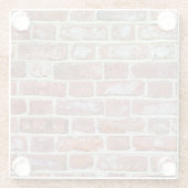 古いれんがの壁 ガラスコースター (裏面)