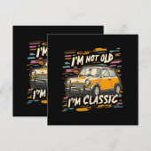 古いわけじゃない クラシックなんだ 招待状 (正面/裏面)