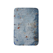 古いアイアンブルーの汚れが腐食 バスマット (正面縦)