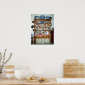 古いアイリッシュドレッサーのポスターまたはプリント ポスター (キッチン)