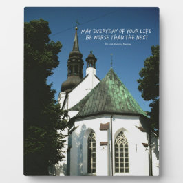 古いアイリ結婚ッシュの賛美歴史的な教会に。 フォトプラーク