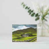 古いアイルランドのコテッジ 名刺 (スタンド正面)