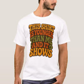 古いアパユーモアのあるレルを入手する Tシャツ (正面)