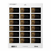 古いアミッシュワゴン ラベル (フルシート)