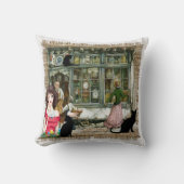 古いアムステルダムから時計職人 クッション (正面)