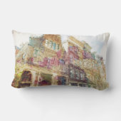 古いアムステルダムの通り ランバークッション (裏面)