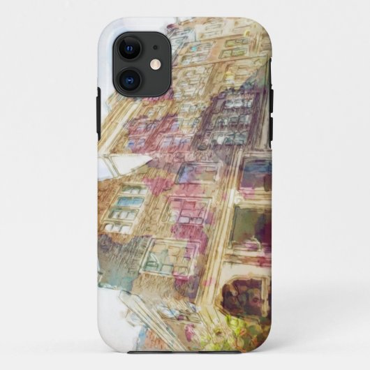 古いアムステルダムの通り Case-Mate iPhoneケース (裏面)