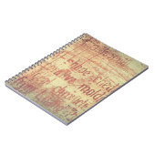 古いアルミニウムの背景 ノートブック (左側)