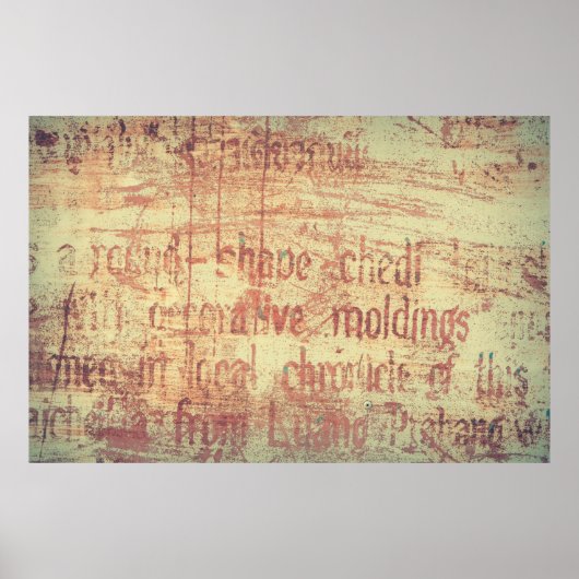 古いアルミニウムの背景 ポスター (正面)