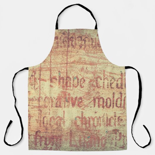 古いアルミニウム背景 エプロン (正面)