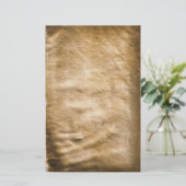 古いアンティークにしわのあるステンドステーショナリー 便箋 (スタンド正面)