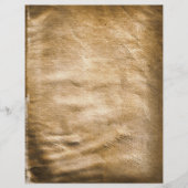 古いアンティークにしわのあるステンドレターヘッド (正面)