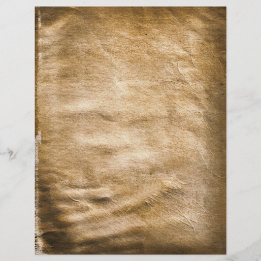 古いアンティークにしわのあるステンドレターヘッド (正面)