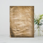 古いアンティークにしわのあるステンドレターヘッド (スタンド正面)