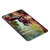 古いアンティークヴィンテージリスのイメージマグネット マグネット (右側)