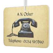 古いアンティーク電話 カーエアーフレッシュナー (左)