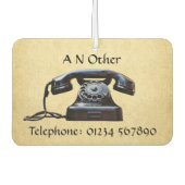 古いアンティーク電話 カーエアーフレッシュナー (正面)