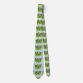 古いイギリスのゲームで鶏を禁止 ネクタイ (正面)