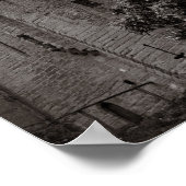 古いイギリスの城。 ポスター (角)