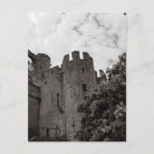 古いイギリスの城。 ポストカード (正面)