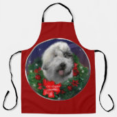 古いイギリスの牧羊犬 エプロン (正面)