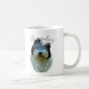 古いイギリスの牧羊犬 コーヒーマグカップ