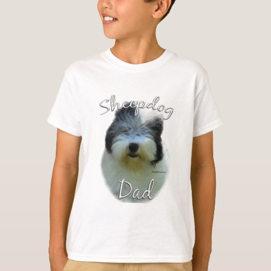 古いイギリスの牧羊犬 Tシャツ (正面)