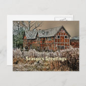 古いイギリスイギリス シーズンポストカード (正面/裏面)