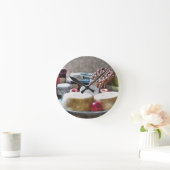 古いイギリス ラウンド壁時計 (ホーム)