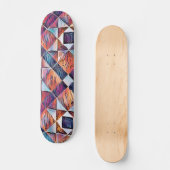 古いイングランドのタイル張り床 スケートボード (正面)