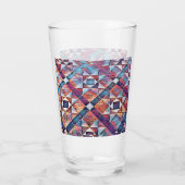 古いイングランドのタイル張り床 タンブラーグラス (裏面)