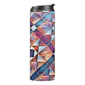 古いイングランドのタイル張り床 タンブラー (回転左)