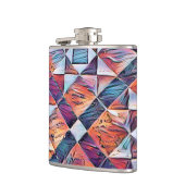 古いイングランドのタイル張り床 フラスク (左)