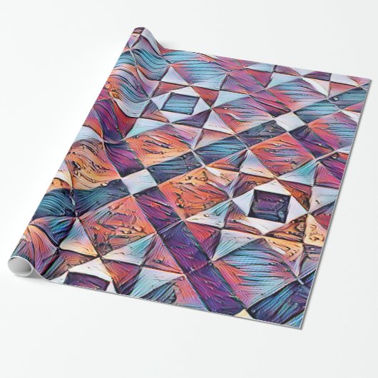 古いイングランドのタイル張り床 ラッピングペーパー (アンロールド)