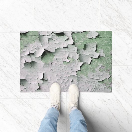 古いイングランドの剥離絵を描 ドアマット (室内)