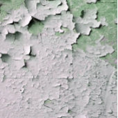 古いイングランドの剥離絵を描 ラウンド壁時計